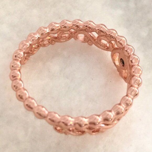 NWOT Pandora Rose Gold Princess Tiara Crown Ring All Sizes - Picture 5 of 5